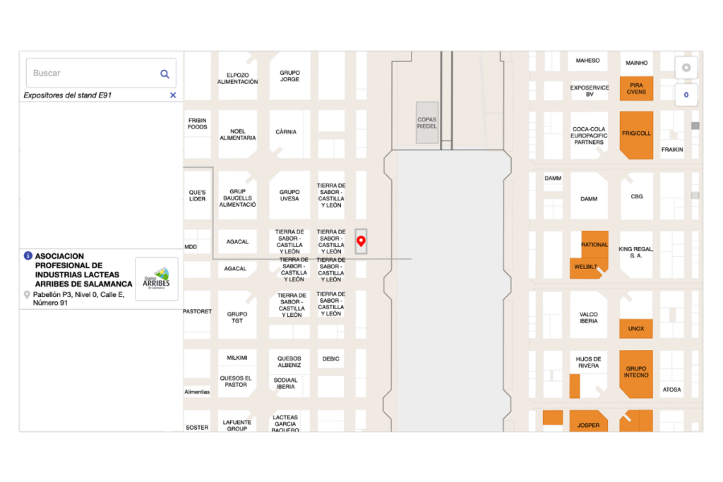 Mapa Queso Arribes de Salamanca Fira Alimentaria 2026