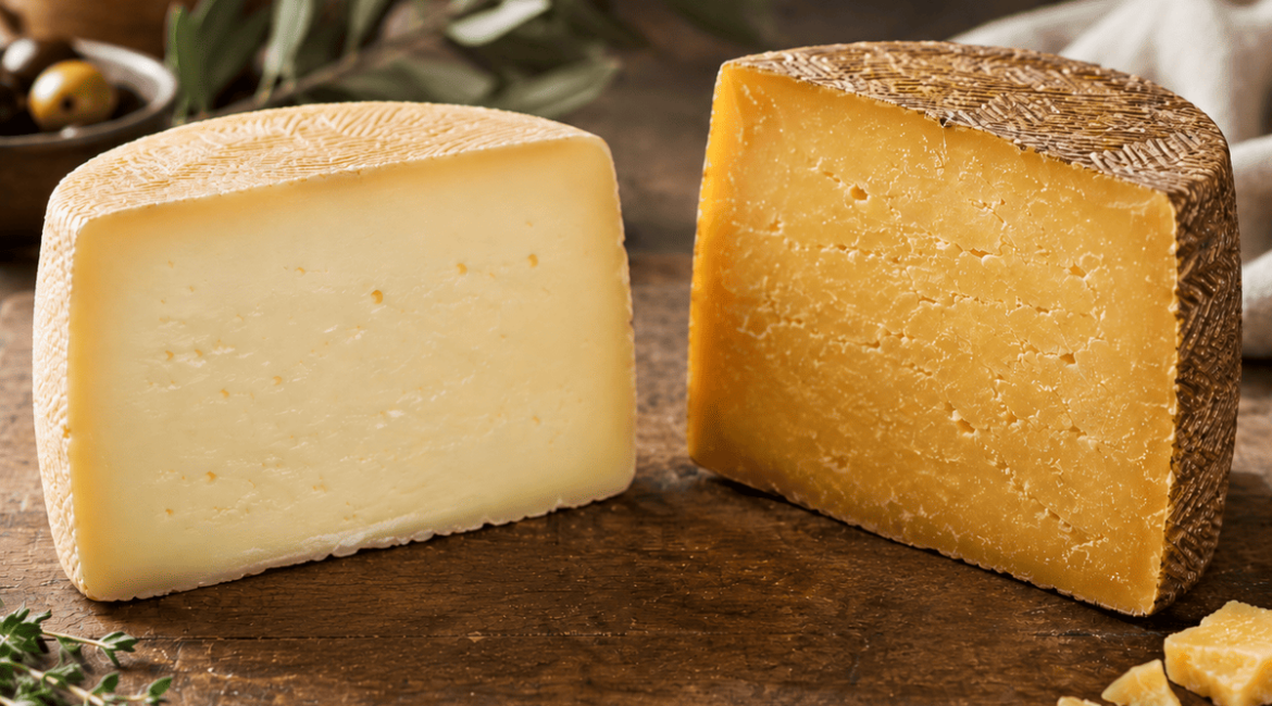 queso semicurado y curado de oveja