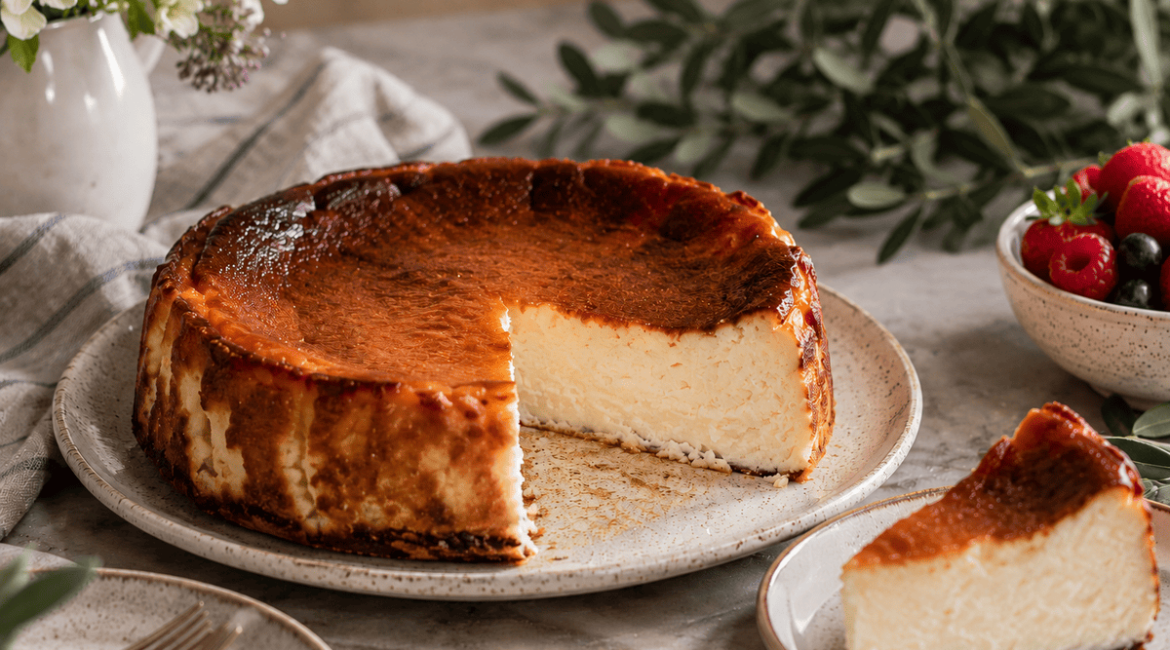 tarta de queso de oveja