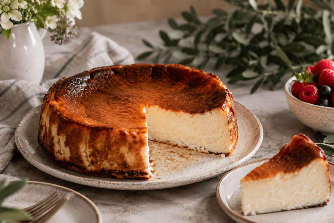 tarta de queso de oveja
