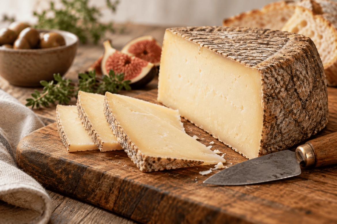 corteza de queso de oveja
